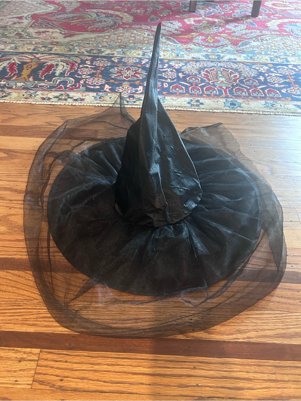 Black Witch Hat Costume - Classic Halloween Accessory